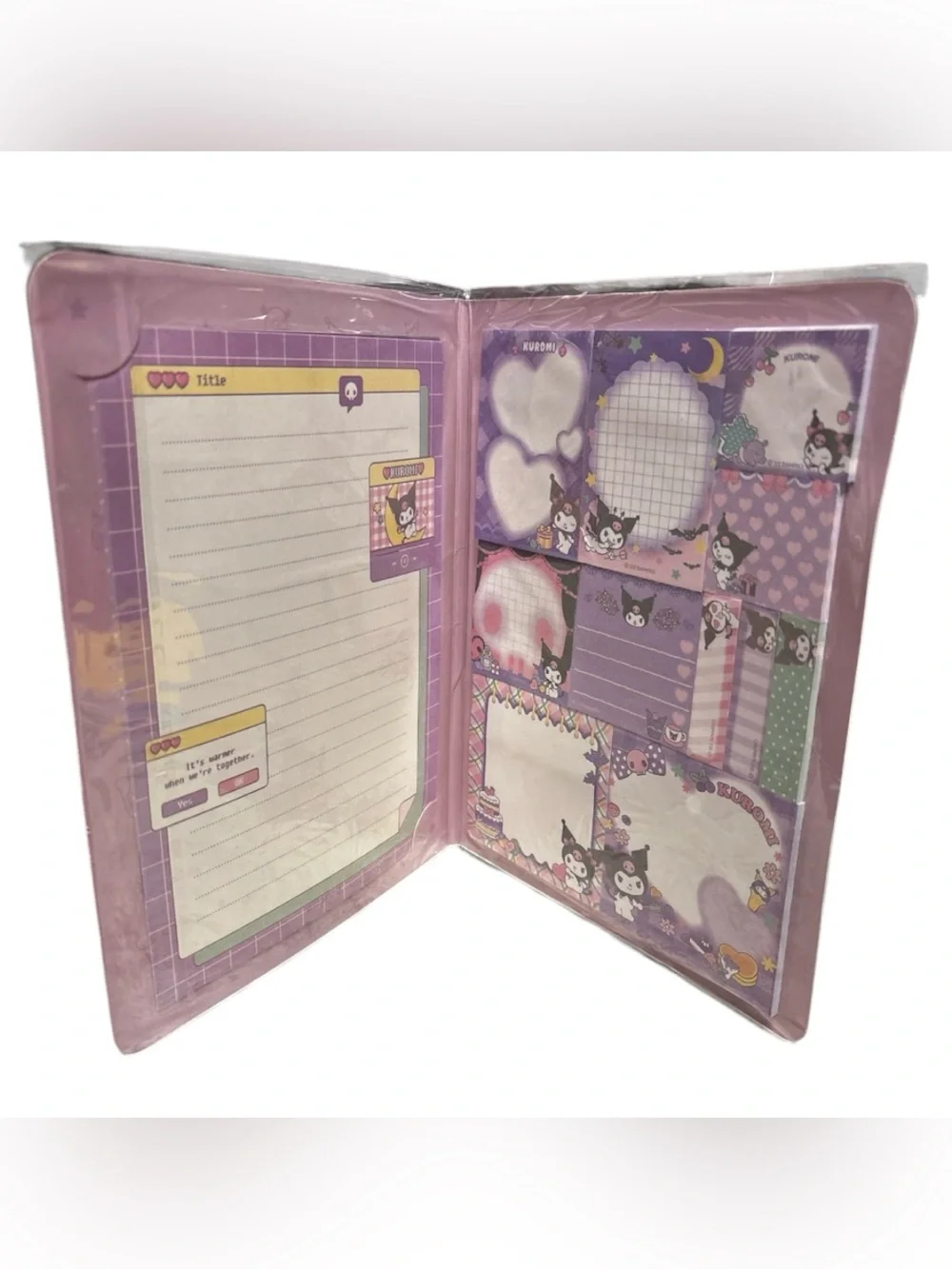 Kuromi Retro Sticky Memo Book